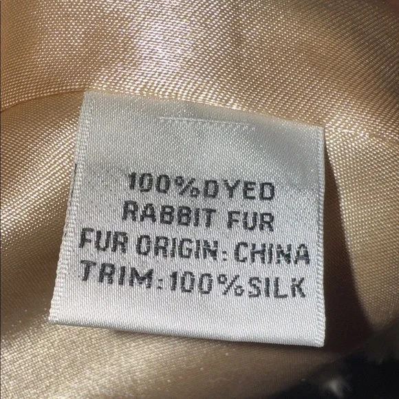 RARE! Gorgeous Vintage Genuine Fur & Rhinestone Coat - Picture 5 of 6